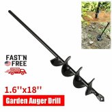 Earth Auger Spiral Drill Bit