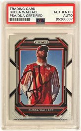 Bubba Wallace Autographed Trading Card