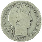 Turn-of-the-Century Barber Silver Half Dollar