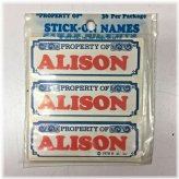 Retro Name Tag Collection