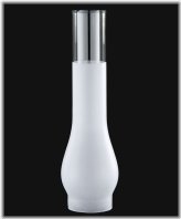 Frosted Glass Chimney for Rayo & C.D. Lamp Burner