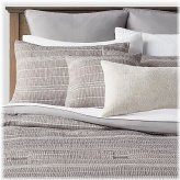 Cedarbrook Chambray Stripe Bedding Ensemble