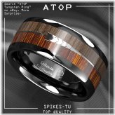 Black Arrow Tungsten Ring