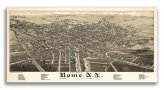 Rome, NY - Vintage Panoramic Map (1886)