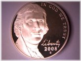 2008 S Proof Jefferson Nickel Set