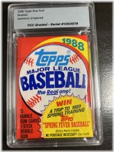 Vintage Topps Baseball Wax Pack - Certified Authentic Unopened
