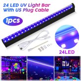 Glow Bar UV LED Light Fixture for Party and Event Illumination