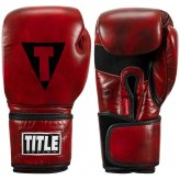 Blood Red Training Gloves with Hook and Loop Closure