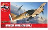 Hurricane Mk.I Plastic Model Plane Kit (1:72 Scale) by Airfix