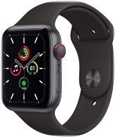 Space Gray SE Watch with GPS and LTE Connectivity