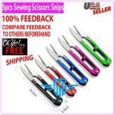 Precision Cut Sewing Set: 5 Scissors for Snipping, Cutting Threads, and Embroidery in the USA