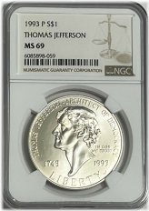 Silver Tribute to Thomas Jefferson