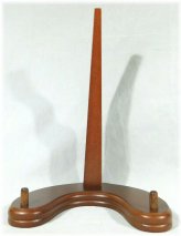 Graceful Oak Showcase Stand