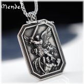 Saint Michael Medallion Necklace for Men