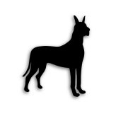 Great Dane Silhouette Decal