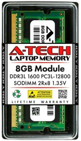 8GB DDR3 Laptop Memory Upgrade by A-Tech