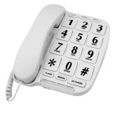 MemorySpeak Retro Telephone with Big Buttons and Wall Mount