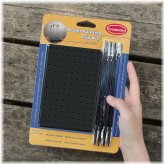 Railway Model Painting Kit with Alligator Clips and Airbrush Tool Set