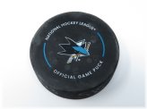 NHL Game-Worn Puck from St. Louis Blues Vs. San Jose Sharks - Authentic Game Memorabilia