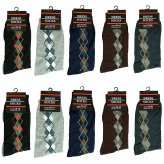 Argyle Crew Socks