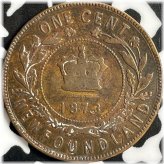 Newfoundland 1873 Large Cent - Lot#D8510