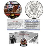 Triple Crown Commemorative Half Dollar and Panoramic Certificate Set