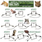 Wildlife Catch Traps - Various Sizes for Small and Large Game