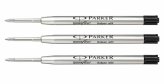 Parker Quink Flow Ballpoint Pen Refills (Set of 3) - French Made and Sealed