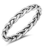 Twisted Knot Sterling Silver Ring