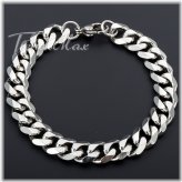 Silver Curb Chain Bracelet