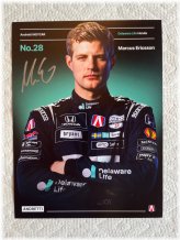 Indy 500 Hero Autographed Photo Card