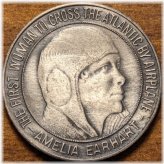 Amelia Earhart Friendship Seaplane Commemorative Token