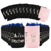 Cheers and Chill" Can Cooler Set