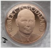 Space Exploration Pioneer Bronze Commemorative Medal