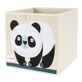 Panda Pals Fabric Storage Cube for Baby Nursery