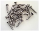 Chrome Pickguard Screw Set