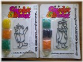 Vintage Stained Glass Flintstones Kit Duo