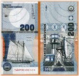 Cape Verde 200 Escudos Banknote - 2005, P-68, UNC