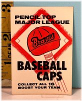 Retro MLB Pencil Top Caps Label Inserts