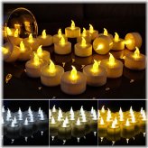 Flickering Glow LED Tea Lights for Cozy Home Decor