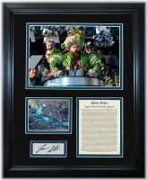 Championship Commemorative Engraved Autographed Photo with Iconic Jason Kelce Parade Speech