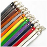 Leather Strap Convertible Handbag Handle