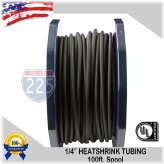 Black Polyolefin Heat Shrink Tubing