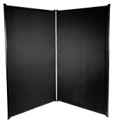 Black Foldable DJ Facade Extension with Extra Panels for Rockville RFAAC 2