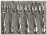 PURITAN Silverplate Salad Forks