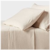 Heather Oatmeal Queen Jersey Sheet Sets by Threshold