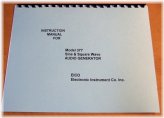 Audio Generator Instruction Manual + Schematic Remastered