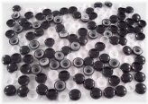 Black Snap Caps with Base - Set of 50