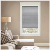 Gray Room Darkening Vinyl Blinds