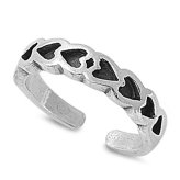 Love's Embrace Sterling Silver Toe Ring